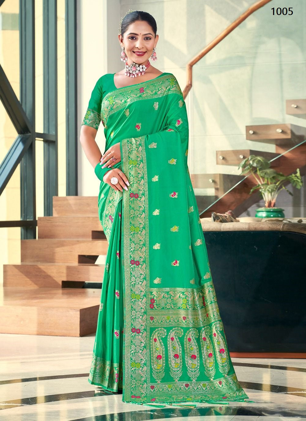 1005 Varsha Vol 6 Bunawat Sarees