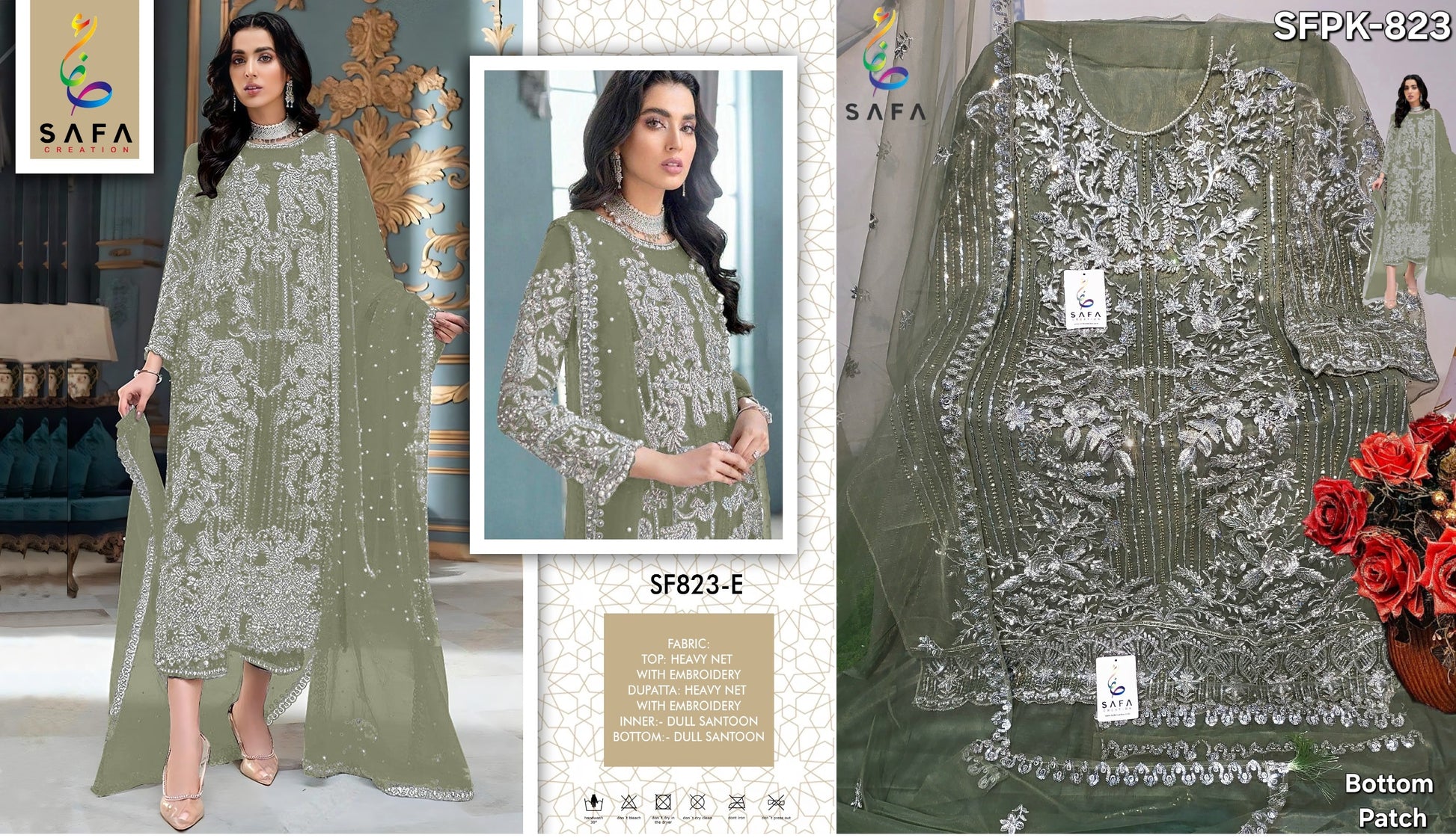 823E Safa Creation Pakistani Salwar Suits