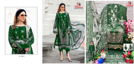 1006C Aasha Designer Pakistani Salwar Suits