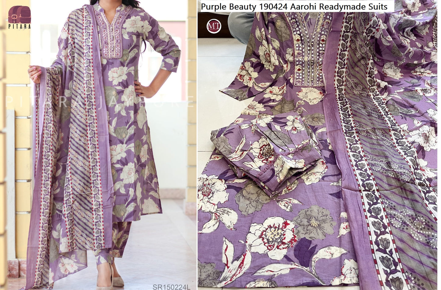 Purple Beauty 190424 Aarohi Readymade Suits