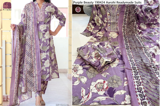 Purple Beauty 190424 Aarohi Readymade Suits