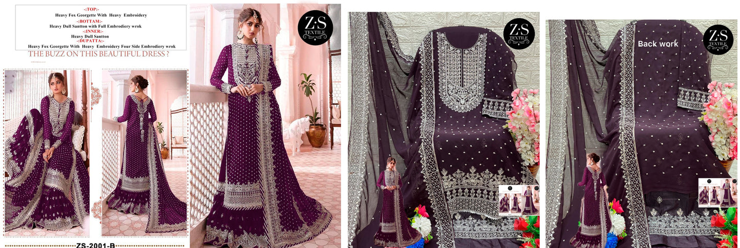1006B Zs Textile Pakistani Salwar Suits