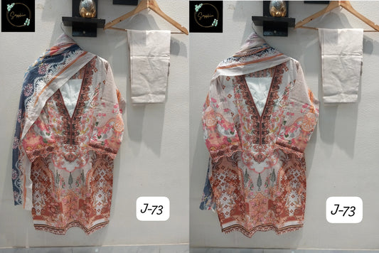 Jazmin Vol 73 Sapphire Pakistani Readymade Suits