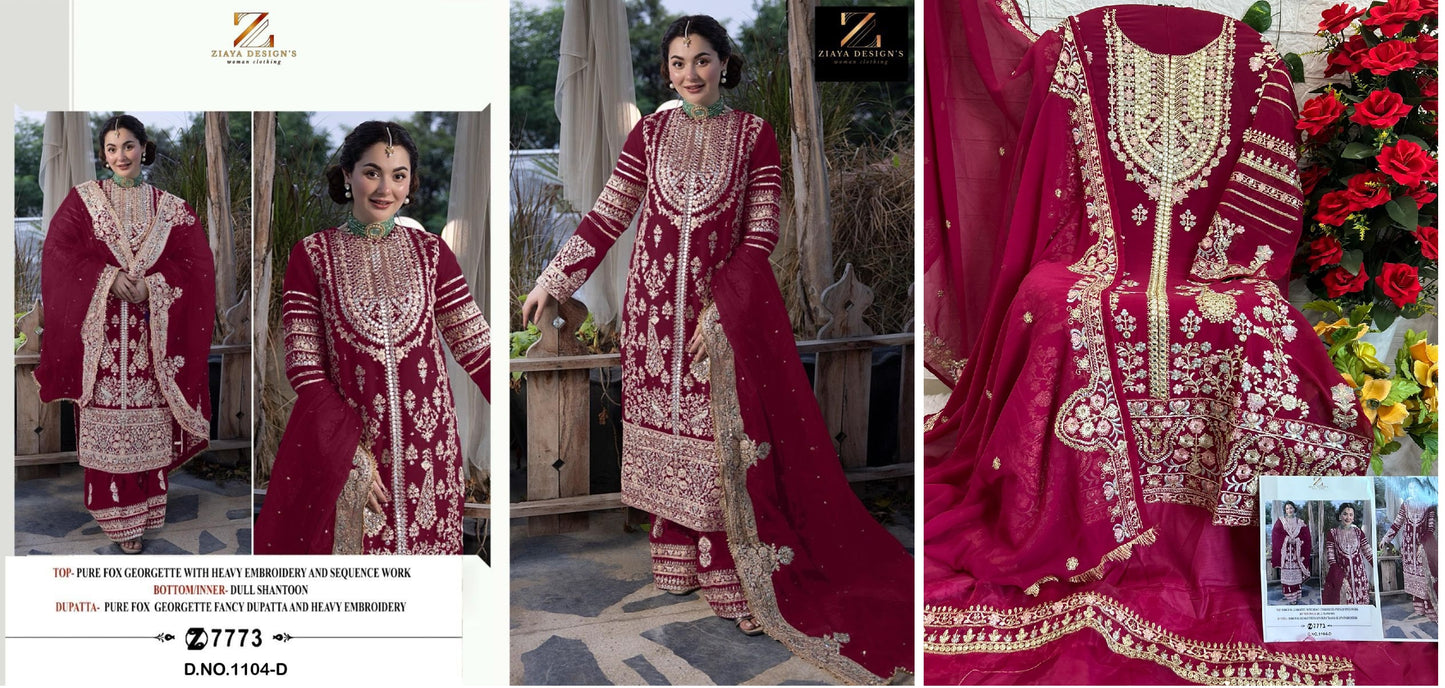 1101D Ziaya Design Pakistani Salwar Suits