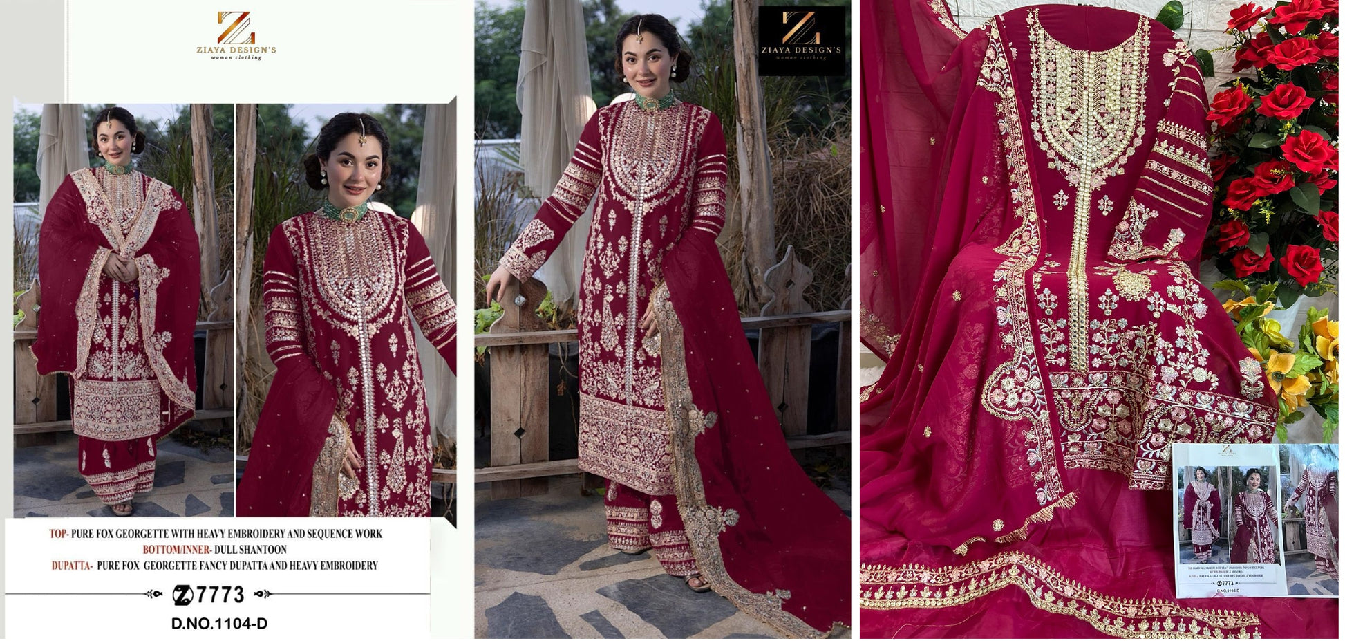 1101D Ziaya Design Pakistani Salwar Suits