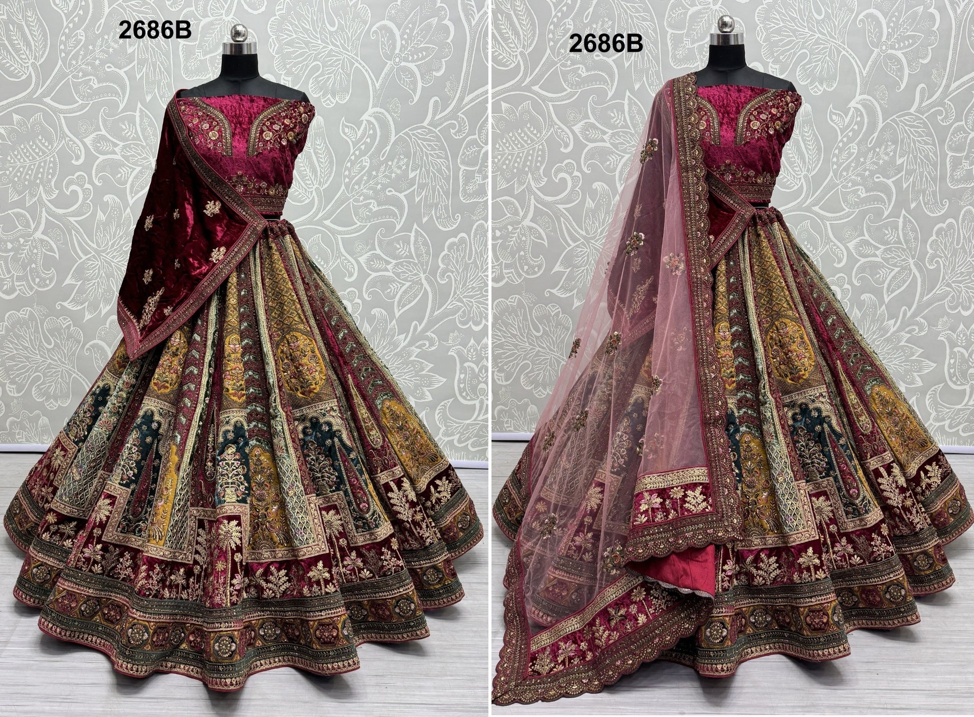 2686B Anjani Art Lehenga Choli