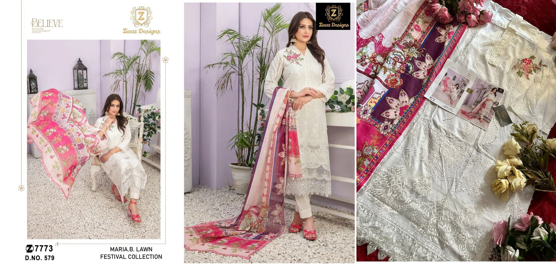 579 Ziaaz Designs Pakistani Salwar Suits