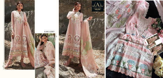 12087 Azure Pakistani Salwar Suits