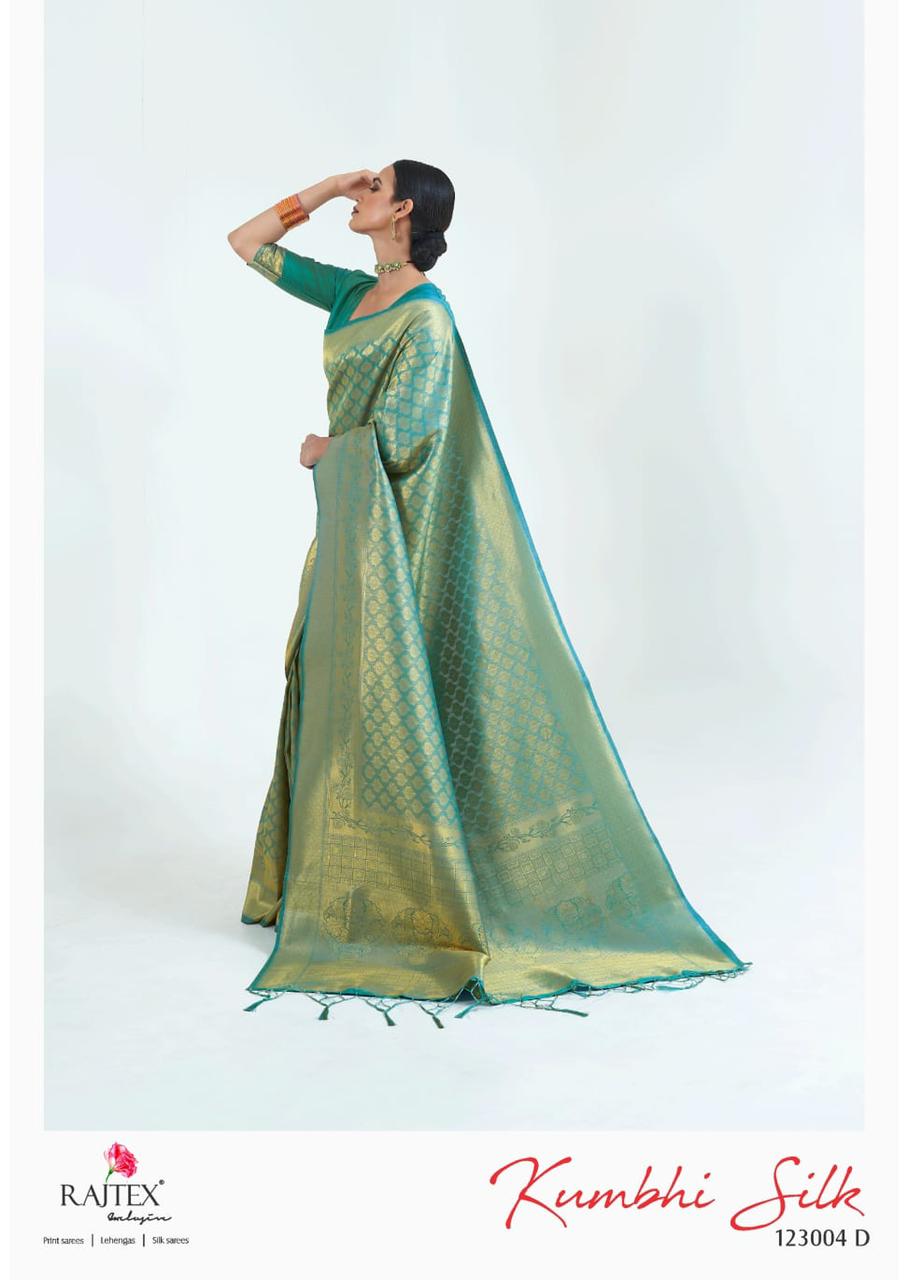 123004D Kumbhi Rajtex Sarees
