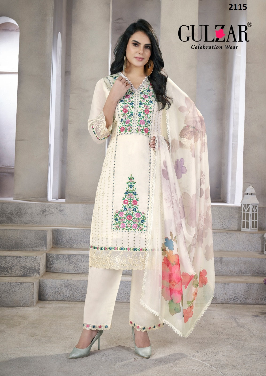 2115 Zohra-Phoolzari Gulzar Readymade Suits