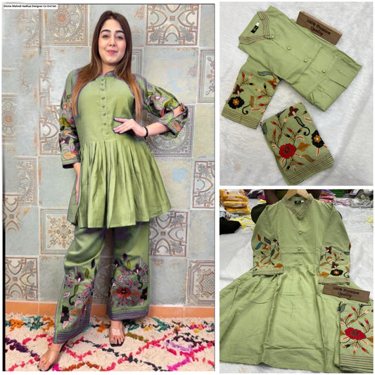 Divine Mehndi Aadhya Designer Co Ord Set