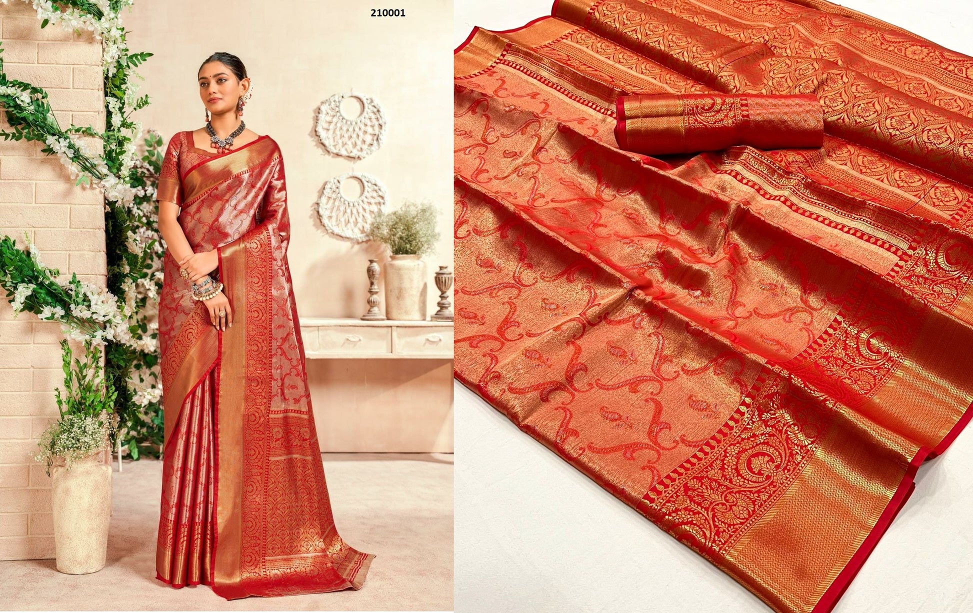 210001 Venkatgiri Silk Rajpath Sarees
