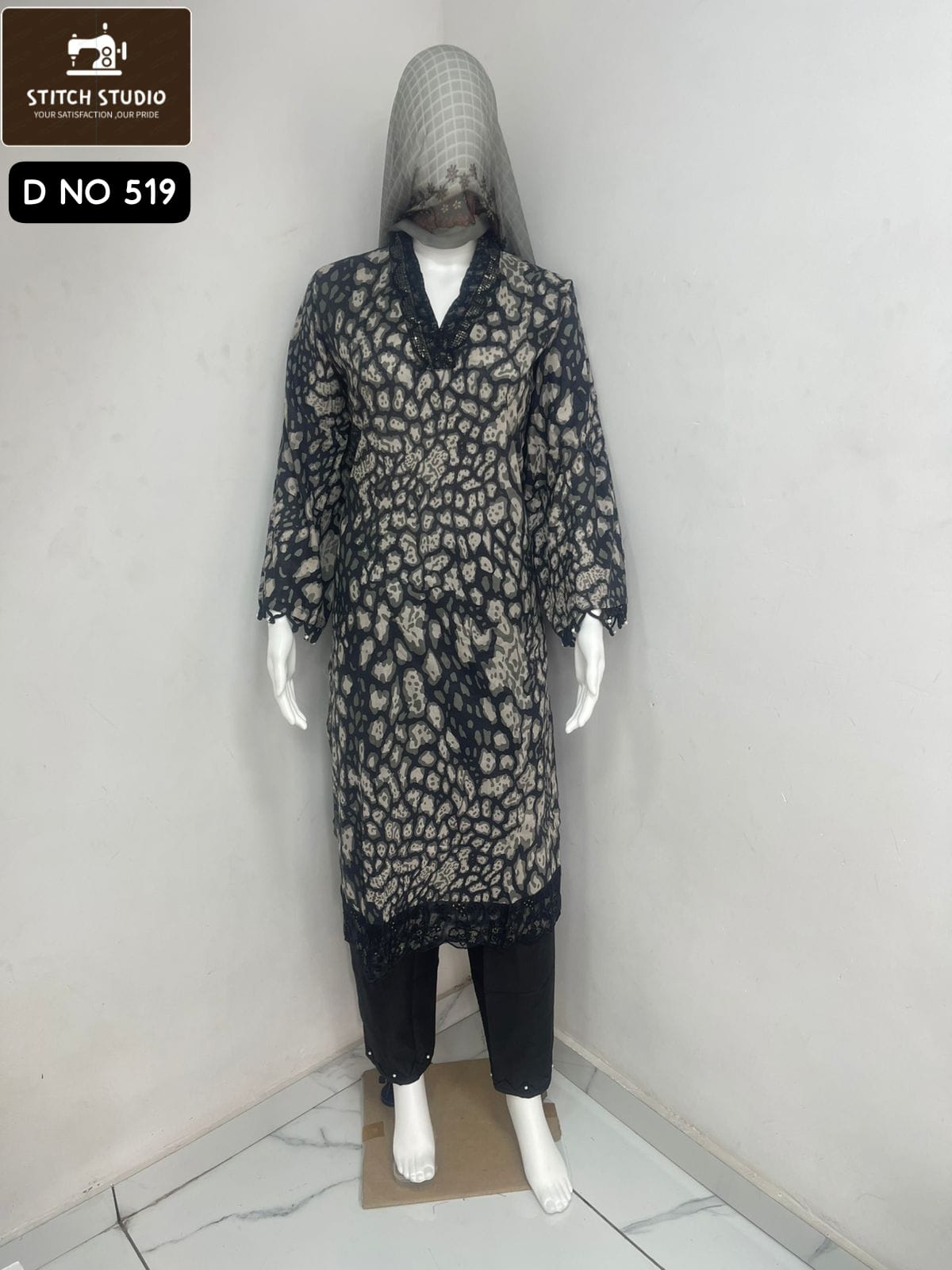 519 Stitch Studio Lawn Cotton Pakistani Readymade Suits