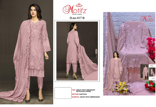 417-B Motifz Pakistani Salwar Suits
