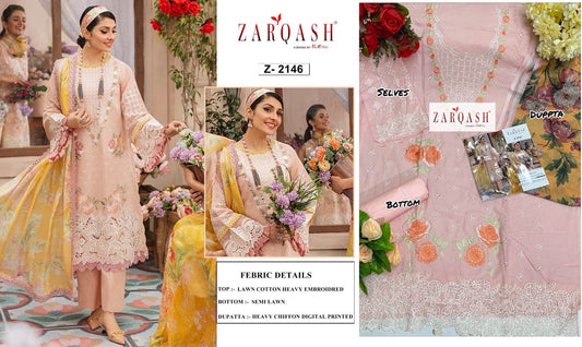 2146 Zarqash Pakistani Salwar Suits