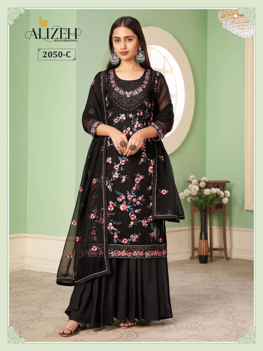 2050C Zaida Vol 10 Alizeh Unstitched Suits