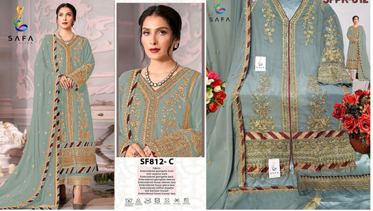 812C Safa Creation Pakistani Salwar Suits