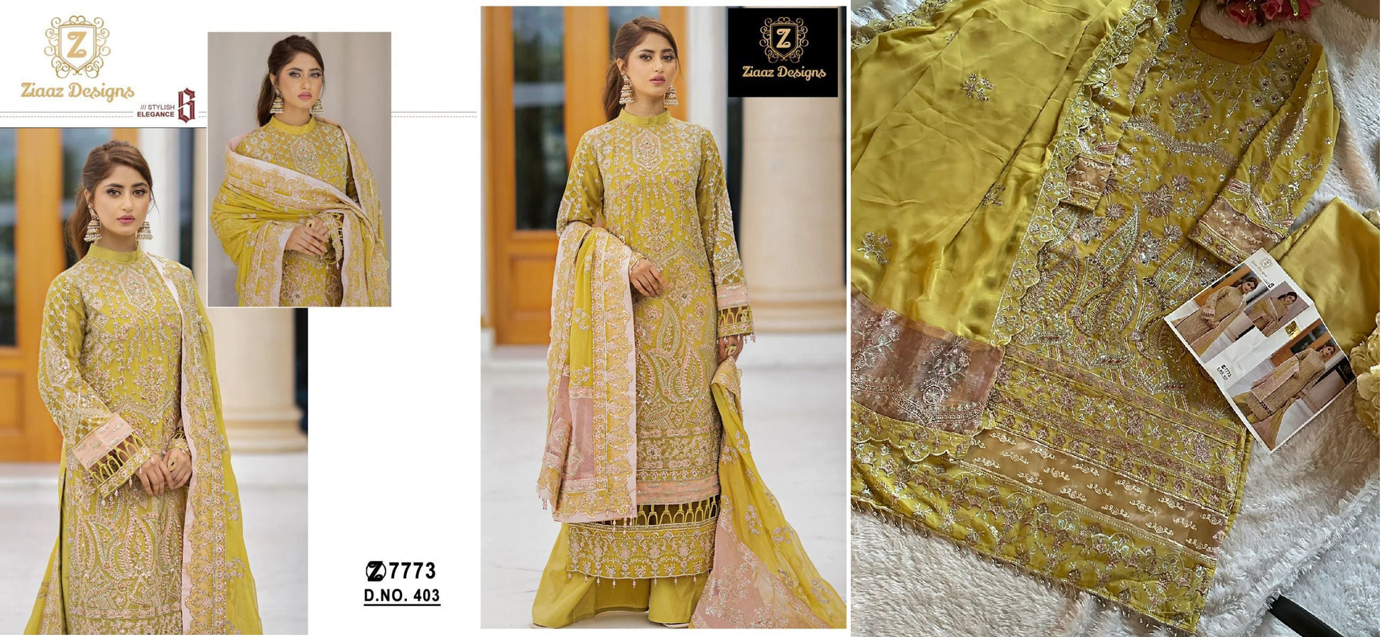 403 Ziaaz Designs Pakistani Salwar Suits