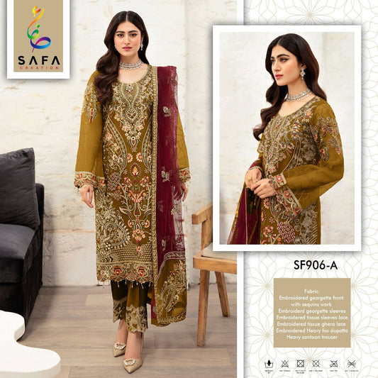 906A Safa Creation Pakistani Salwar Suits