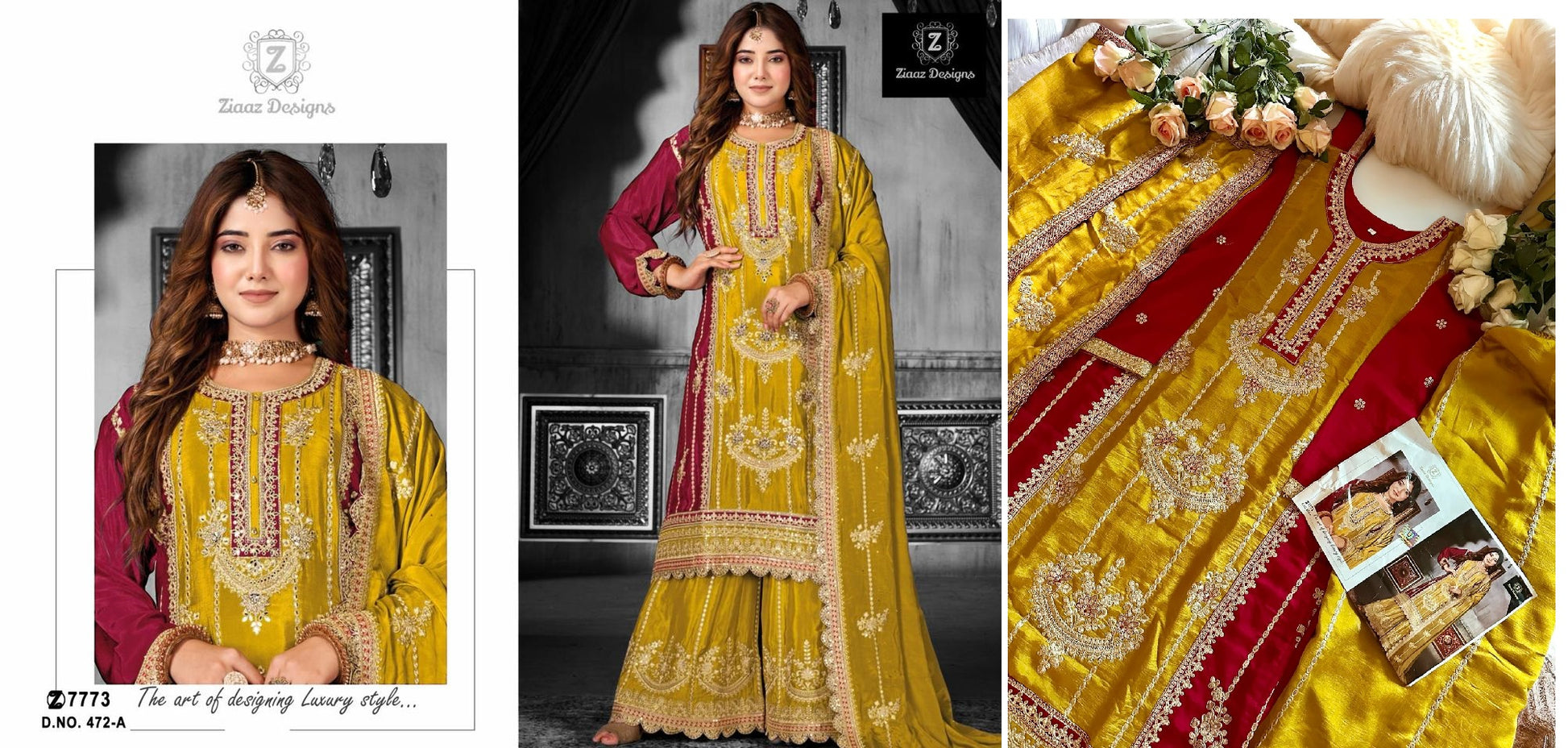 472A Ziaaz Designs Pakistani Salwar Suits