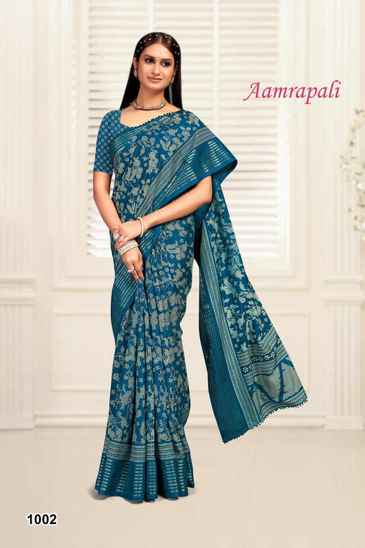 1002 Aamrapali Mahamani Creation Sarees