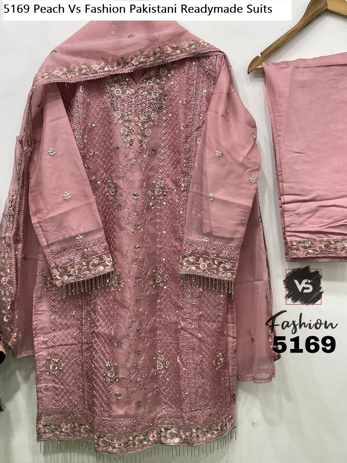 5169Peach Vs Fashion Pakistani Readymade Suits