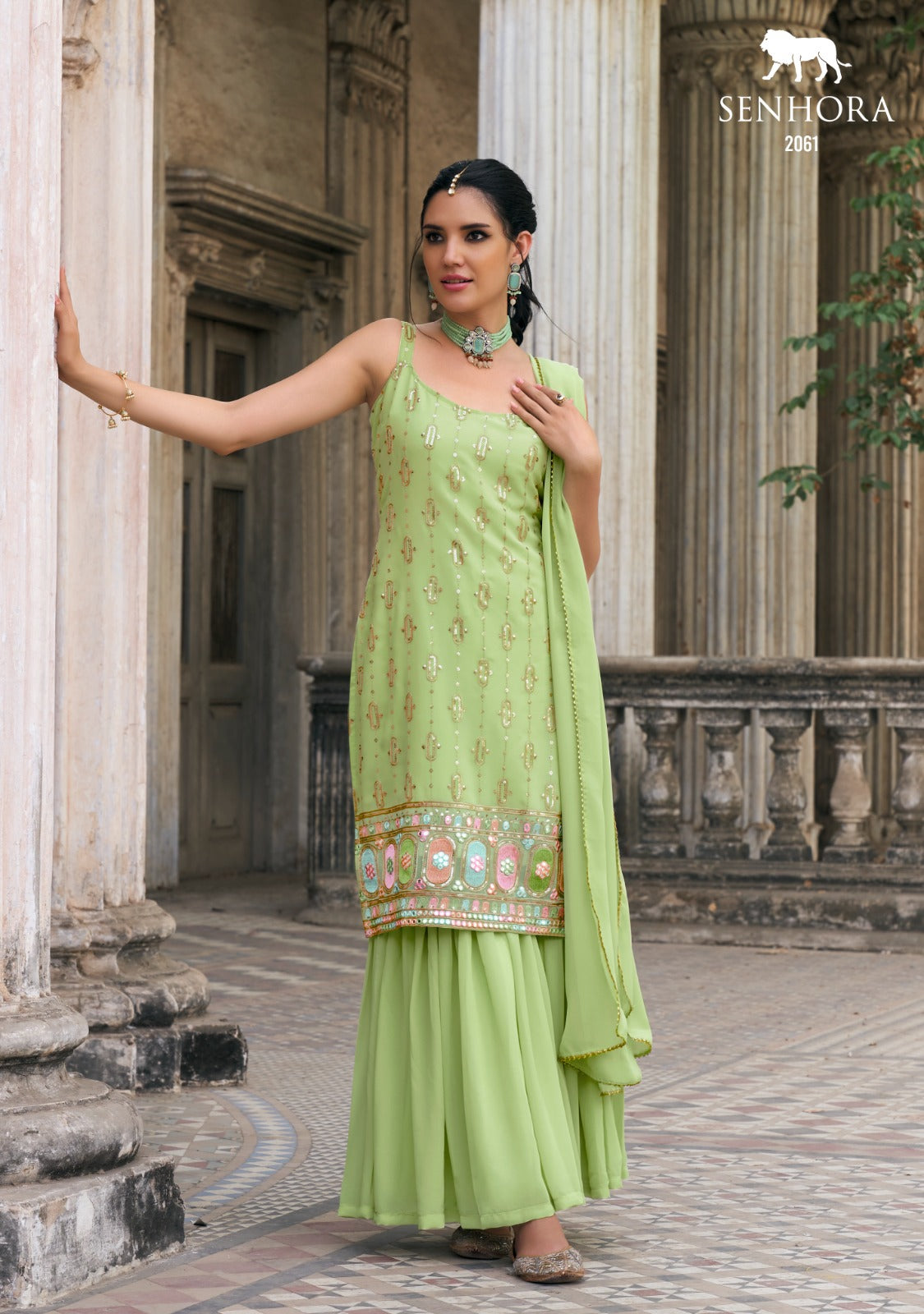 2061 Ibtida Senhora Unstitched Suits