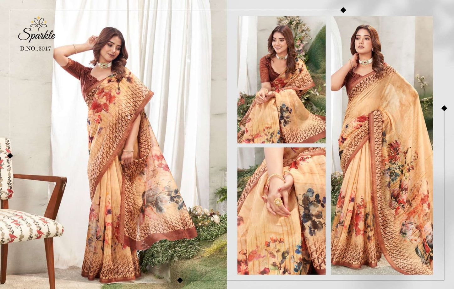 3017 Ahaana Charmi Fashion Sarees
