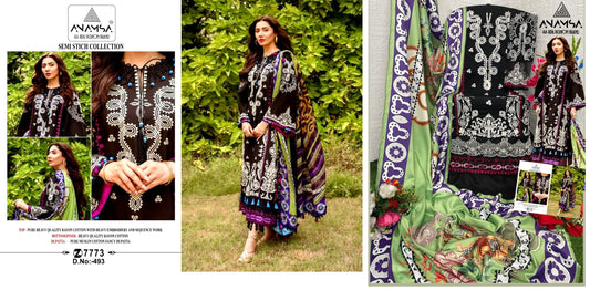 493 Anamsa Pakistani Salwar Suits