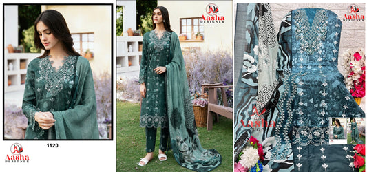 1120 Aasha Designer Pakistani Salwar Suits