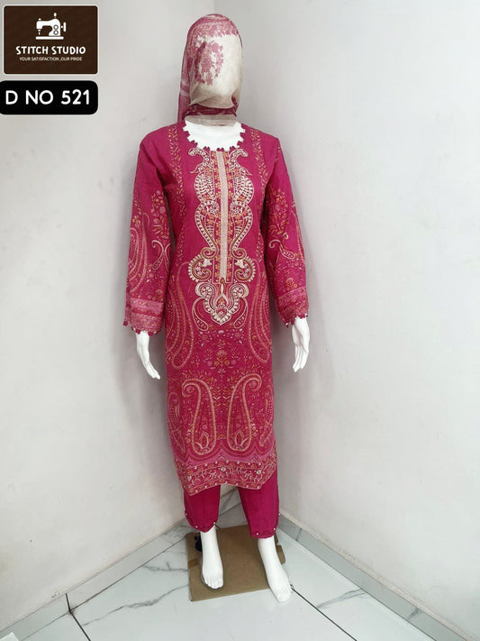 521 Stitch Studio Embroidery Pakistani Readymade Suits