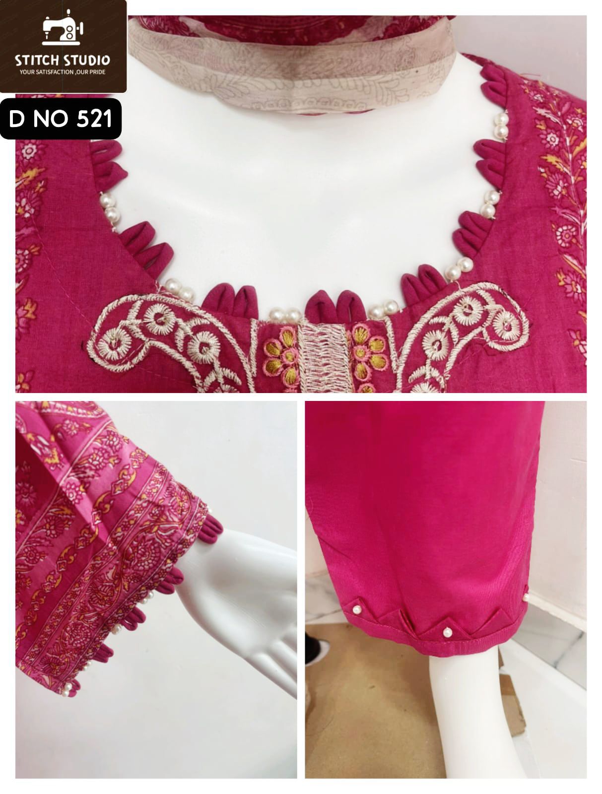 521 Stitch Studio Embroidery Pakistani Readymade Suits