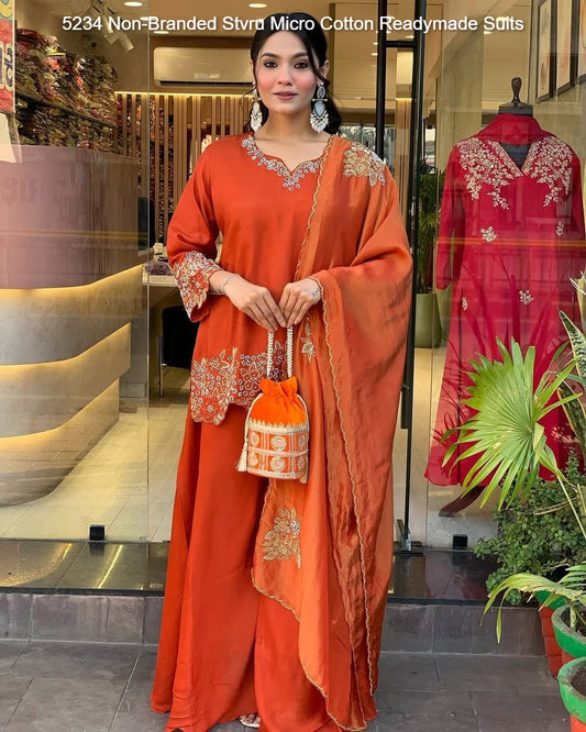 5234 Non-Branded Stvru Micro Cotton Readymade Suits