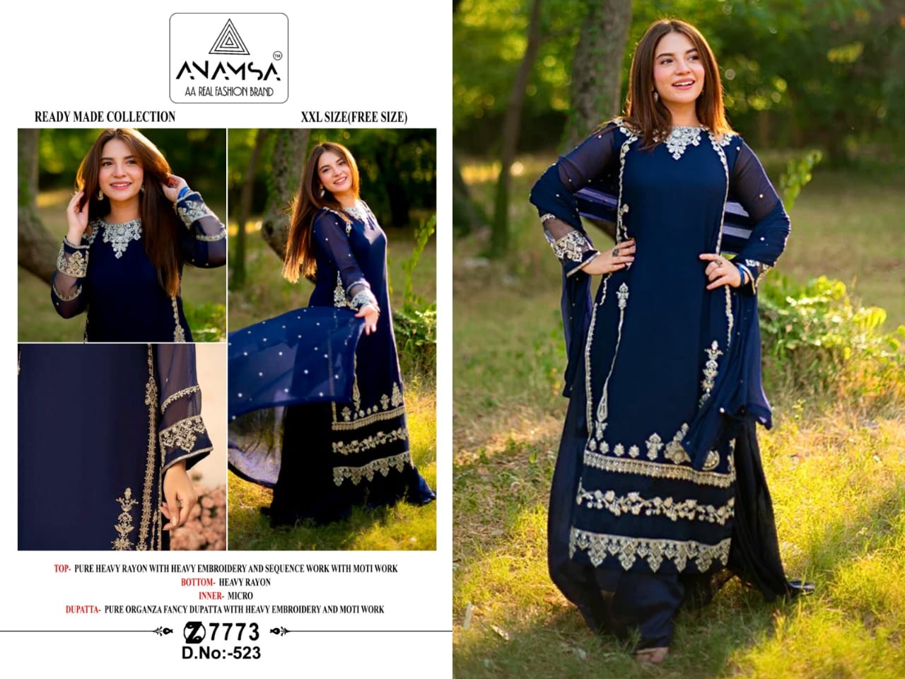523 Anamsa Pakistani Salwar Suits