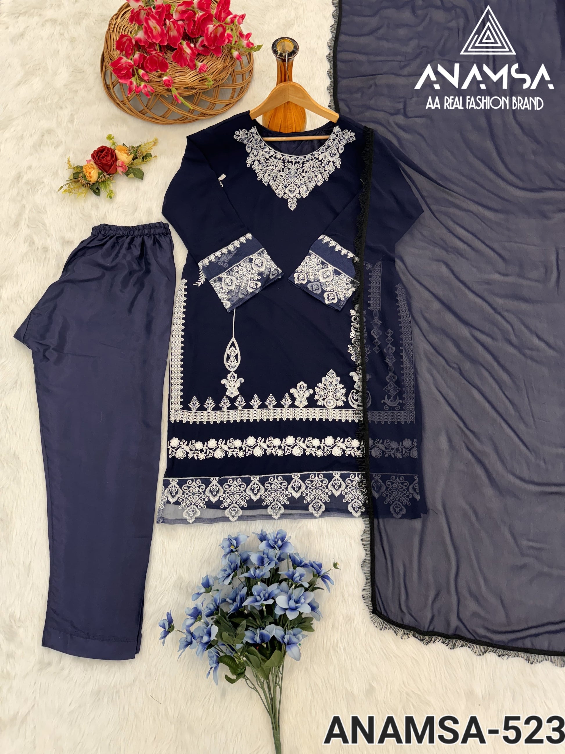 523 Anamsa Pakistani Salwar Suits