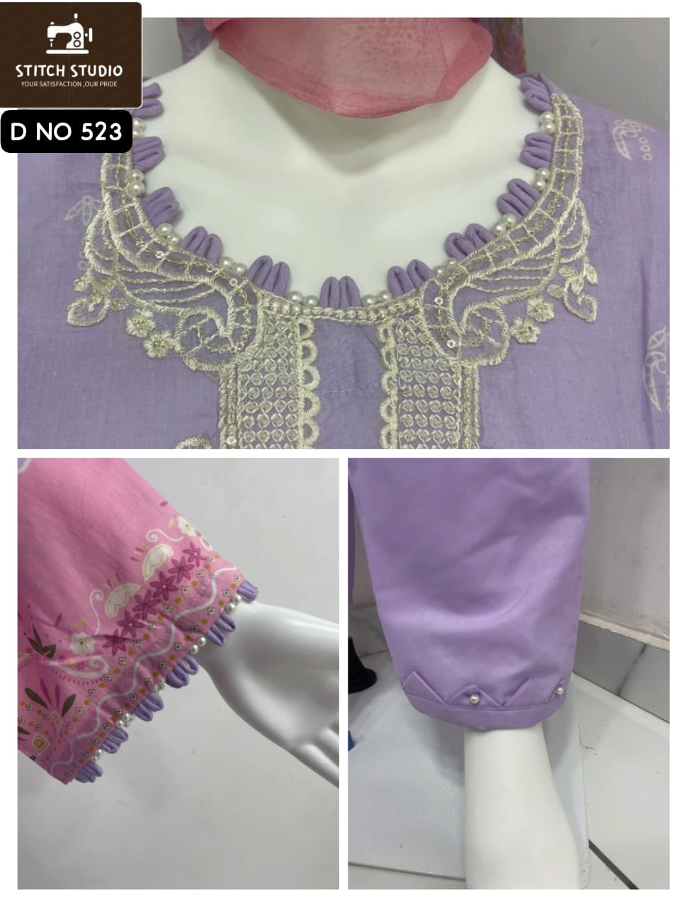 523 Stitch Studio Lawn Cotton Pakistani Readymade Suits