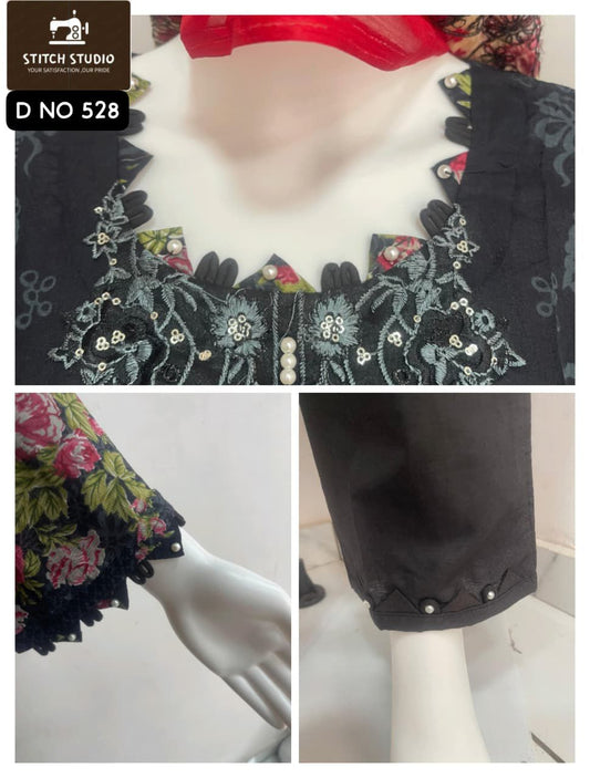 528 Stitch Studio Embroidery Pakistani Readymade Suits