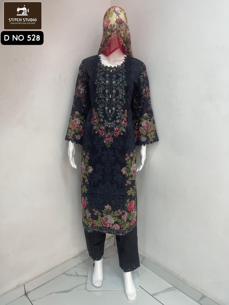 528 Stitch Studio Embroidery Pakistani Readymade Suits