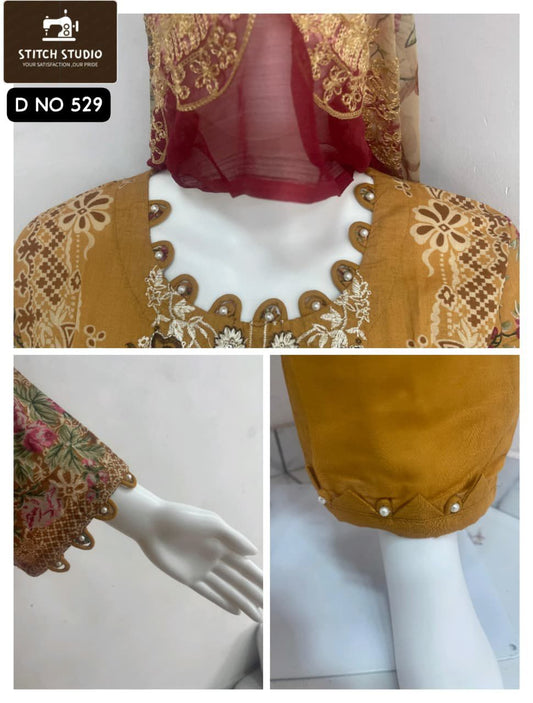 529 Stitch Studio Embroidery Pakistani Readymade Suits