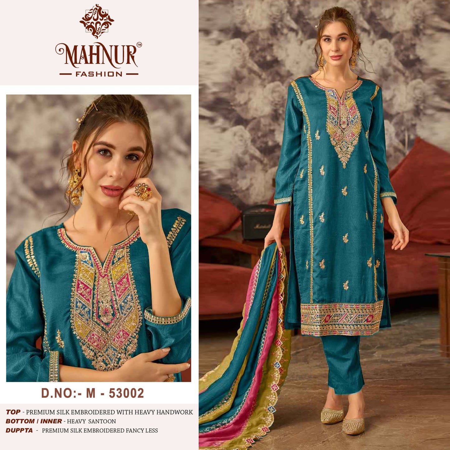 53002 Vol 53 Mahnur Pakistani Salwar Suits