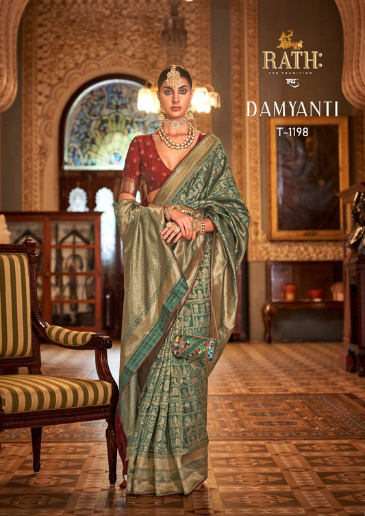 1198 Damyanti Rath Sarees