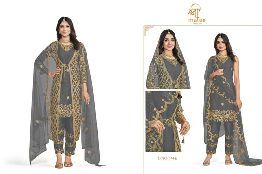 174E Mirror Vol 15 Shree Matee Fashion Unstitched Suits