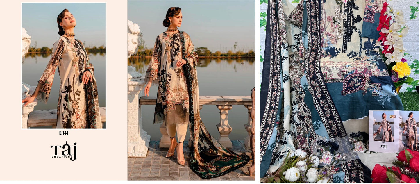 144 Taj Creations Pakistani Salwar Suits