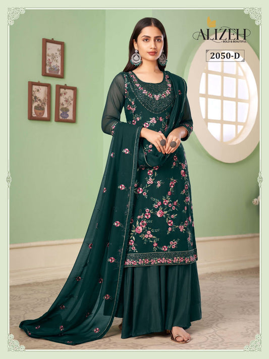 2050D Zaida Vol 10 Alizeh Unstitched Suits