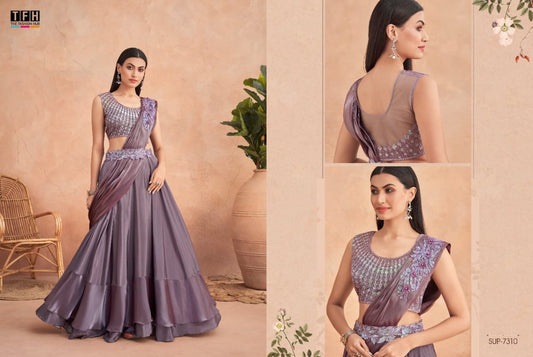 7310 Super Star Tfh Ready To Wear Saree