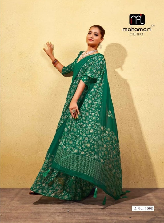 1008 Ankita Mahamani Creation Sarees