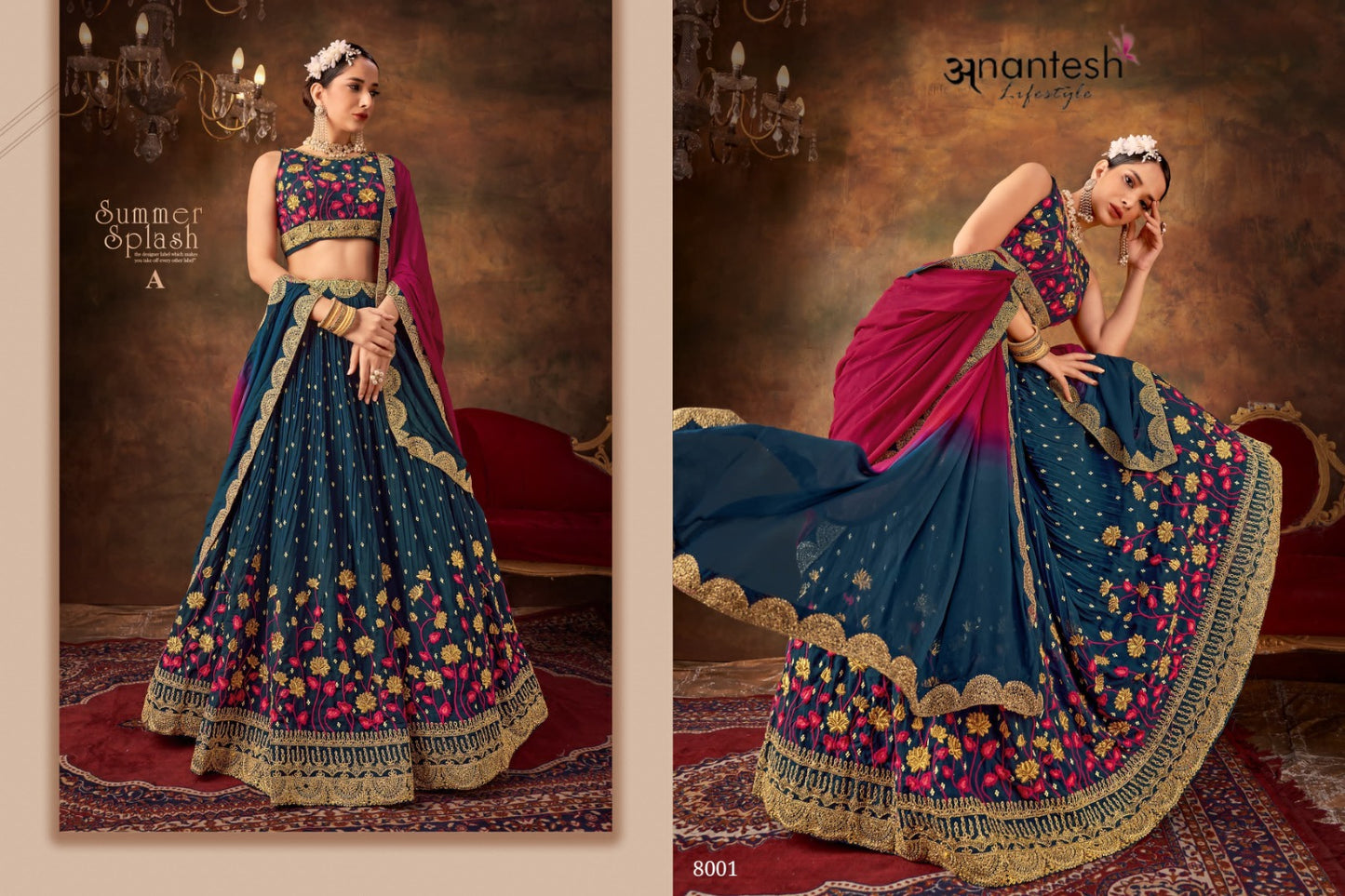 8001 Queen Vol 1 Anantesh Lehenga Choli