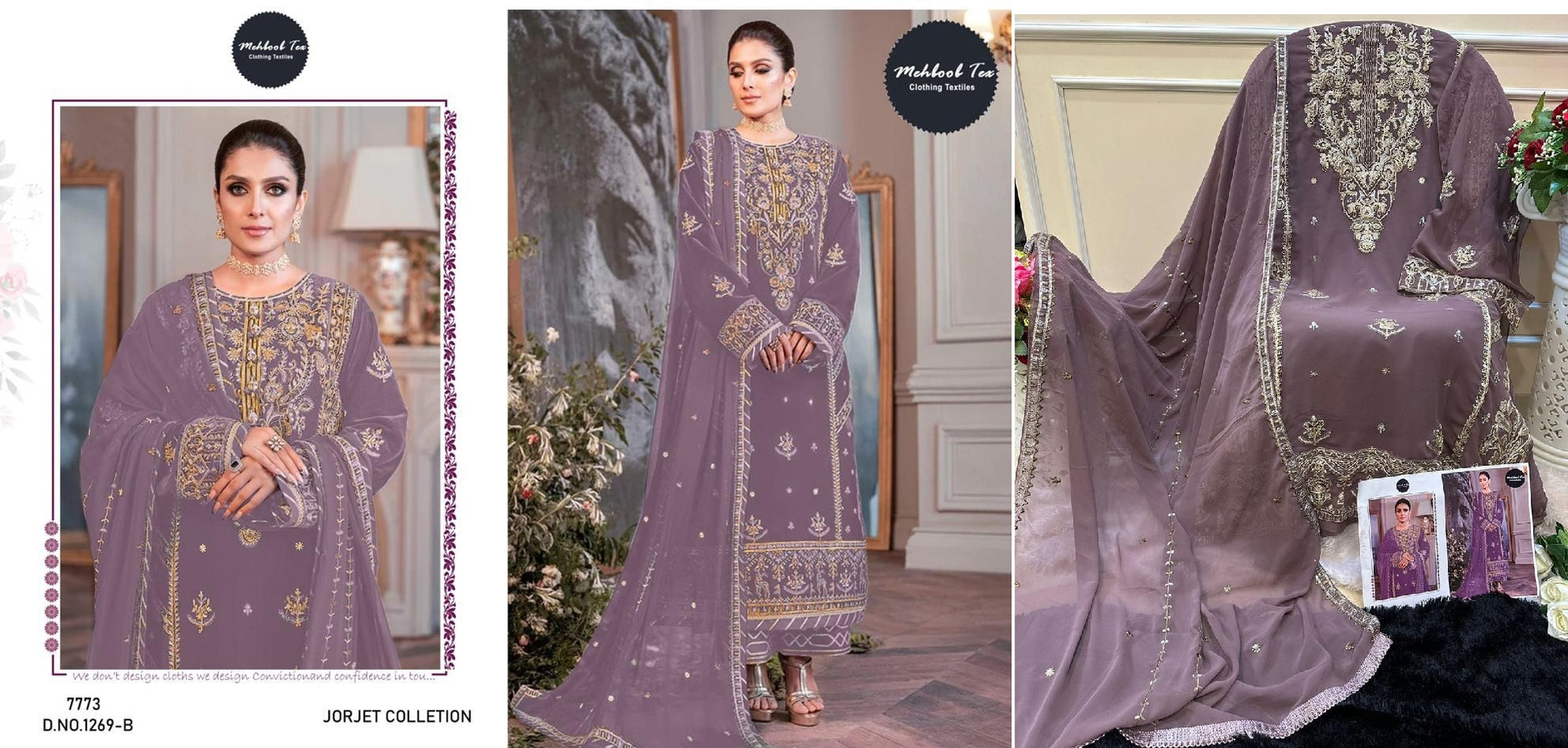1269B Mehboob Tex Pakistani Salwar Suits