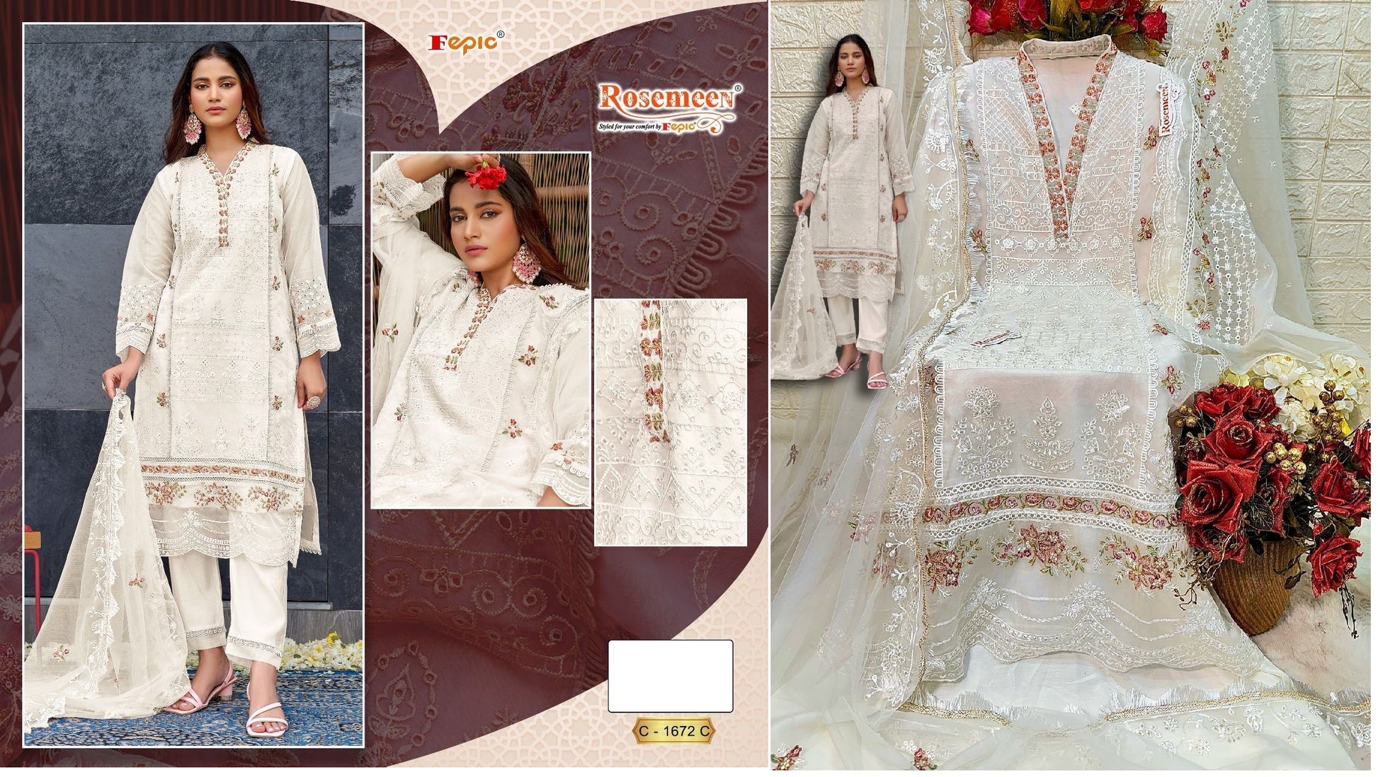 1672C Fepic Pakistani Salwar Suits