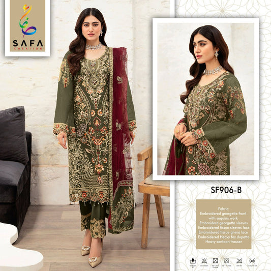 906B Safa Creation Pakistani Salwar Suits